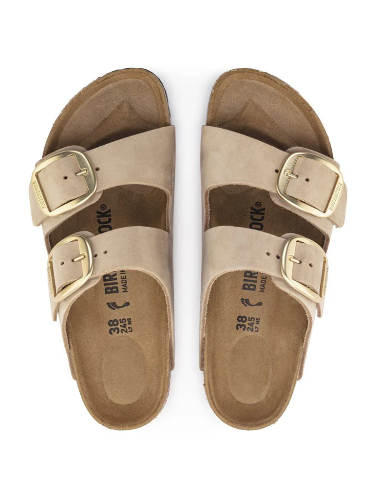 Birkenstock Arizona Big Buckle Nubuck Sandal (Final Sale) - Image 8