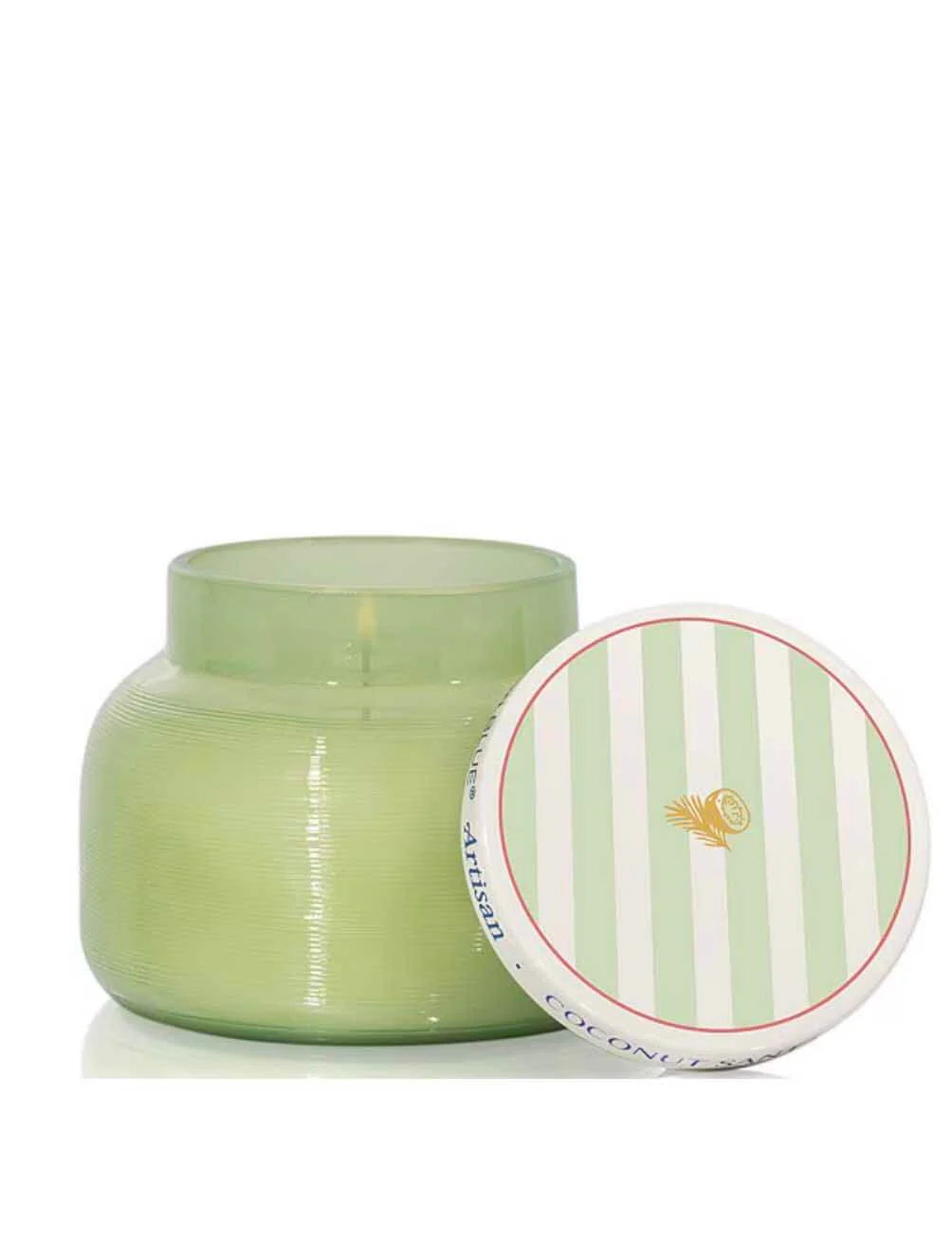 Capri Blue Artisan Caffe Capri 8 oz Petite Coconut Santal Candle - Image 2