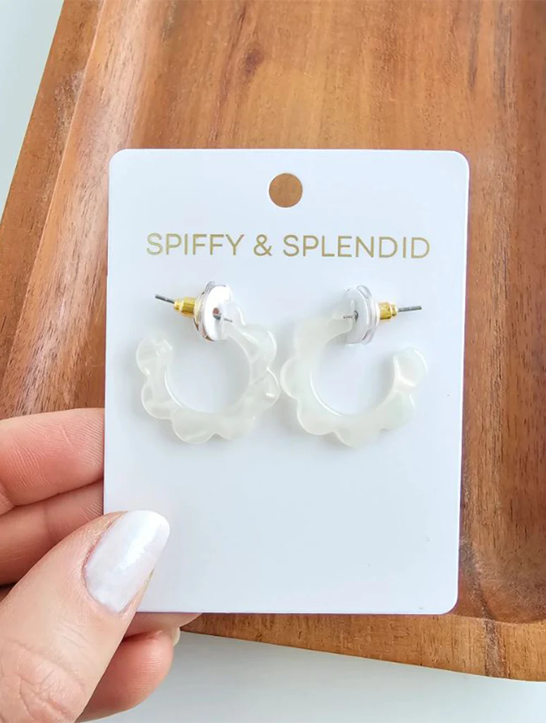 Floral Mini Hoops - Image 2