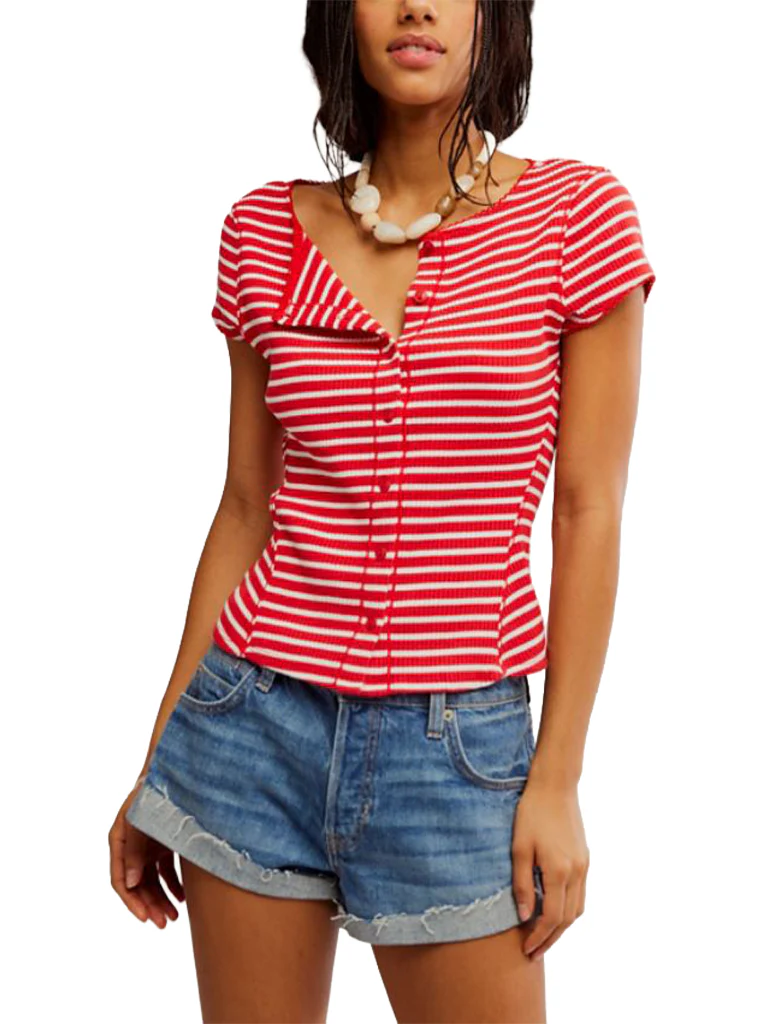 Free People Most Wanted Striped Cardi