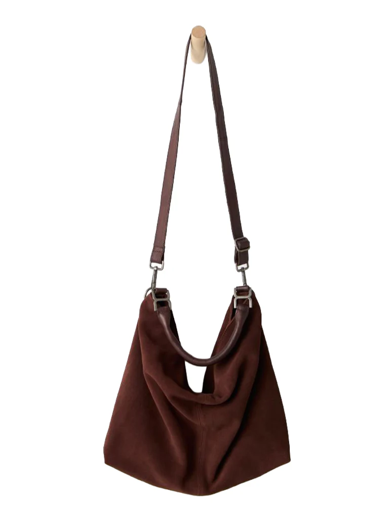 Free People Suzie Suede Slouch Tote