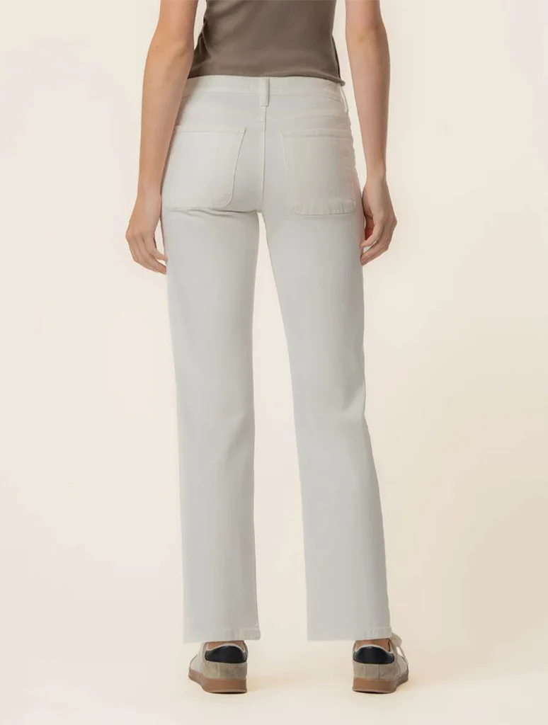 Kut From The Kloth Avery High Rise Easy Straight Leg Jean with Pork Chop Pocket - Image 3