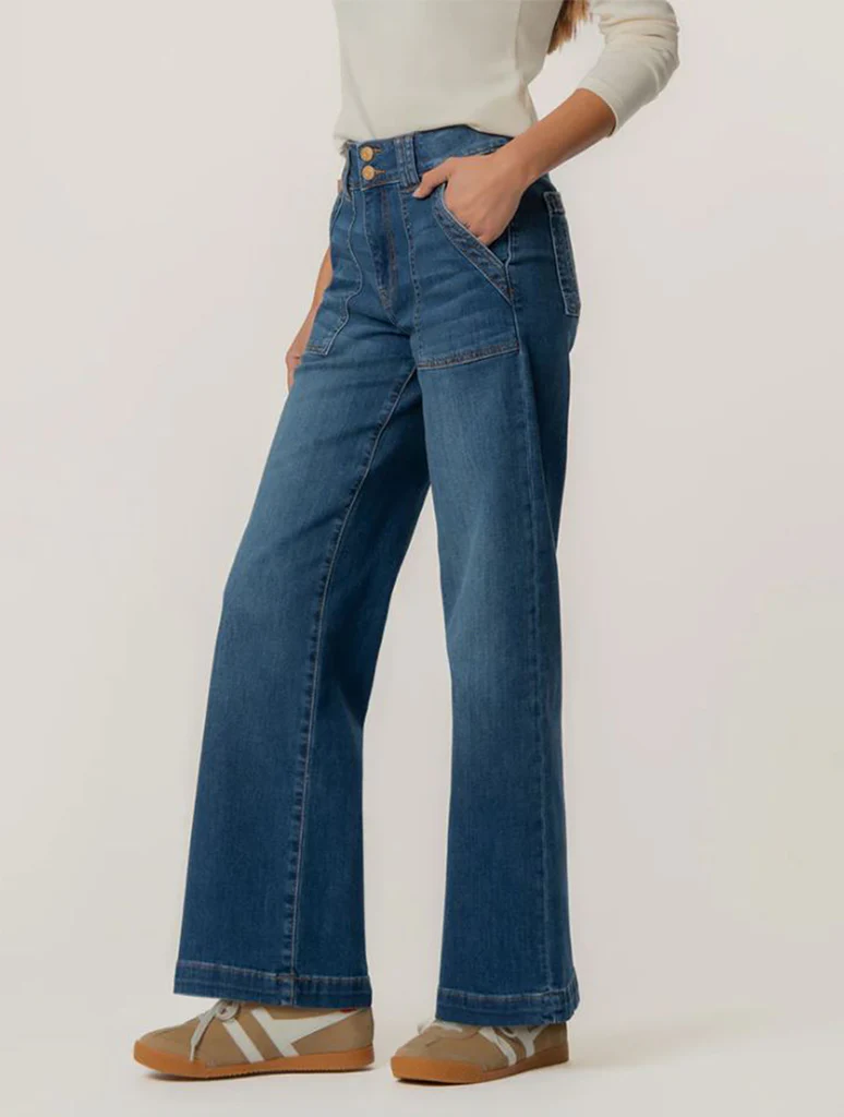 Kut From The Kloth Jodi High Rise Straight Leg with Porkchop Pockets - Image 2