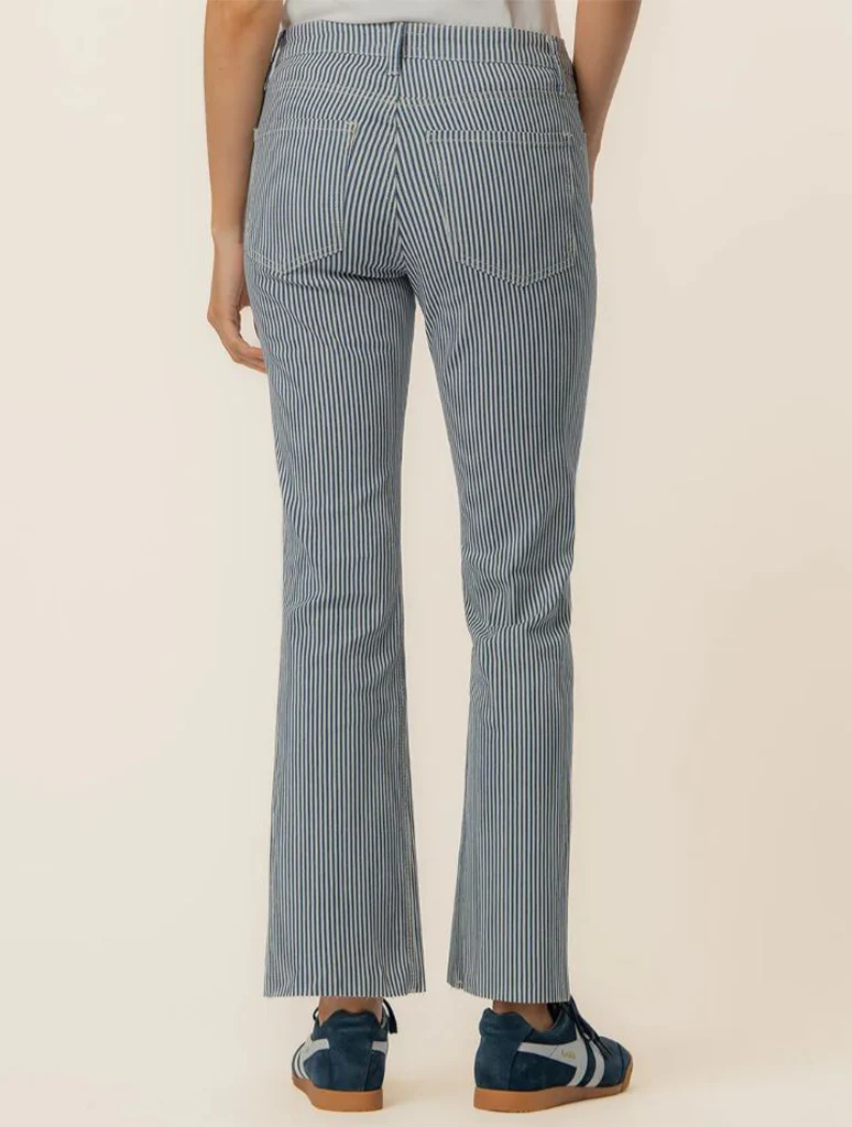 Kut From The Kloth Kelsey High Rise Fab Ab Ankle Flare Inset Leg Pants - Image 3