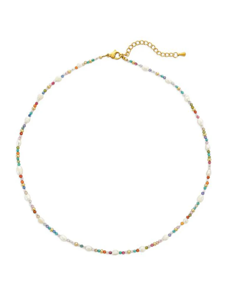 Small Pearl Beaded Necklace