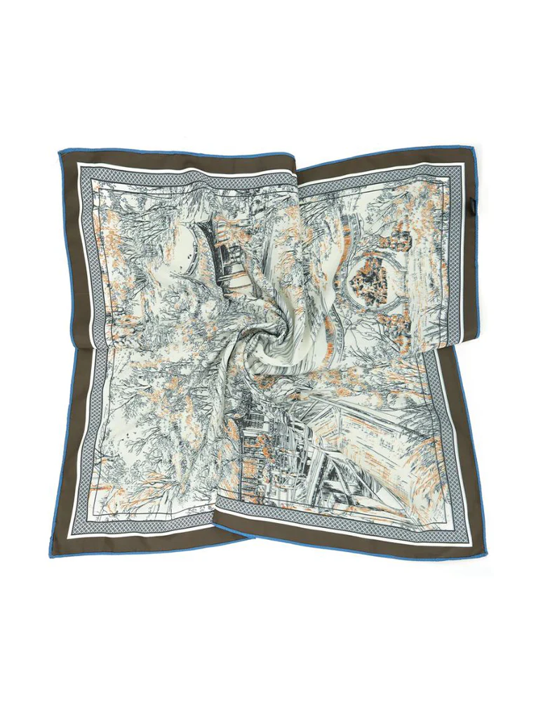 Square Silky Scarf - Image 7