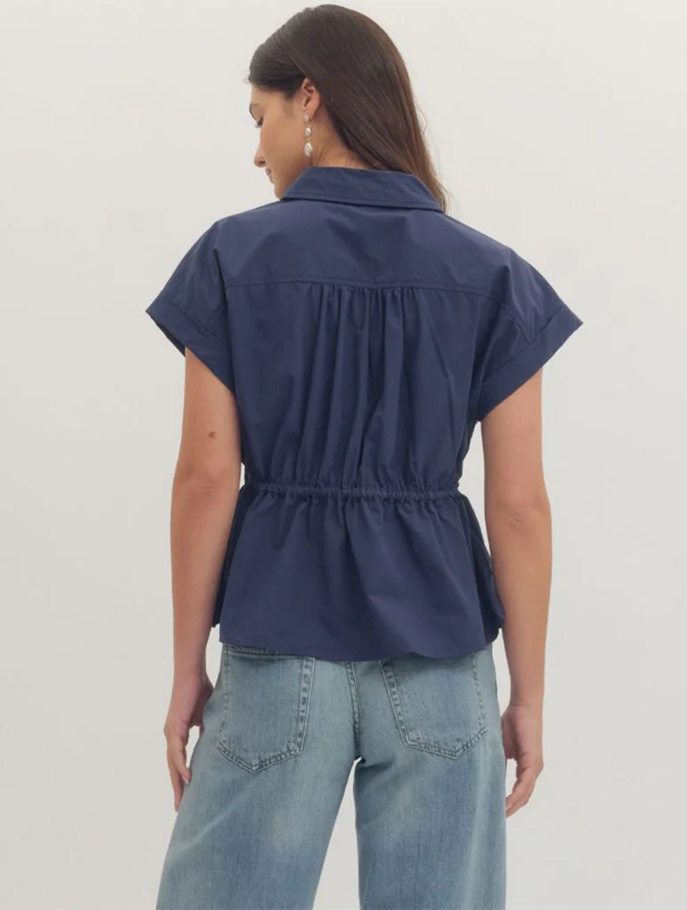 Toggle Waist Short Sleeve Top - Image 3