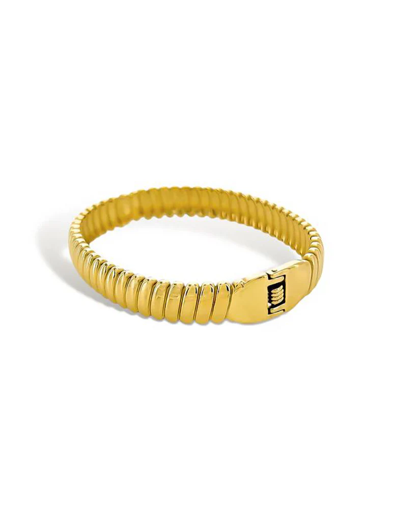 Water Resistant Ribbed Bangle - Image 2